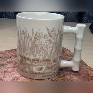 MCM Vintage Takahashi Ducks In A Pond 8 oz Mug/Cup For Coffee Or Tea